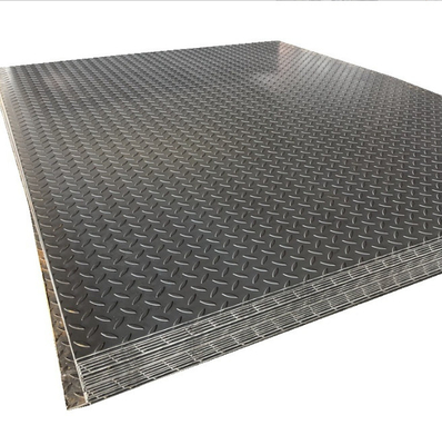 Hot Rolled Carbon Steel Checkered Plate Q235B Sheet Diamond 2000mm