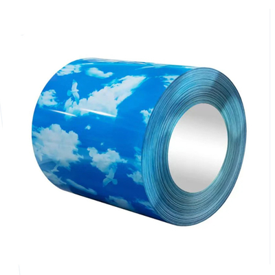 Cold Rolled PPGI Galvanized Steel Coil Color Coated Az60 Grass Brick Flower Color Coated