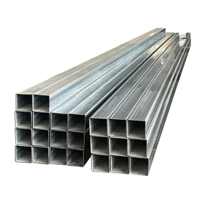 Mild Carbon Galvanised Steel Pipe Square Iron Zinc Coated Gi Rectangular 14mm