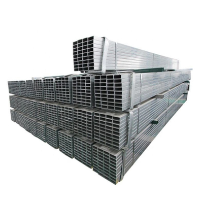 Hollow Section Carbon Rectangular Steel Pipe Dx51d Hot Dipped Mild Galvanized